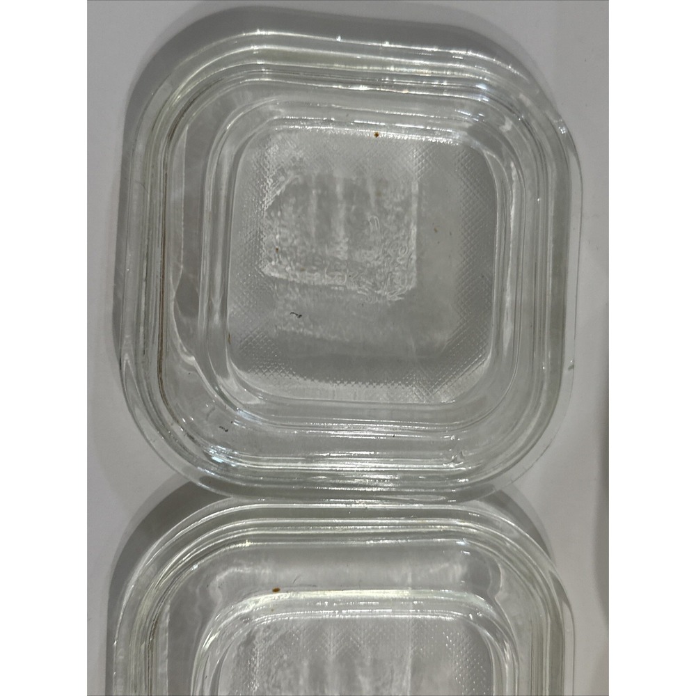 VTG Fire King Fruit Small Refrigerator Dish with Cover USA Hand Painted 4" Glass - Picture 11 of 16